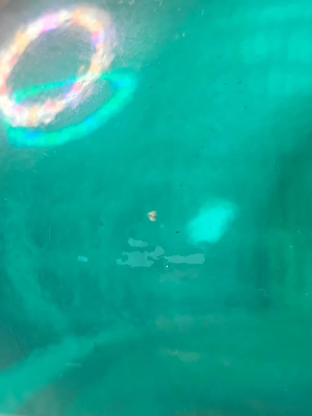 None teal recycled